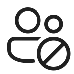 People Prohibited SVG Icon